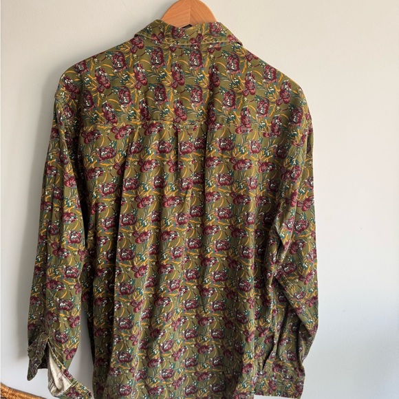 Vintage NAK Green and Purple Patterned Button-Down Shirt - Picture 5 of 7